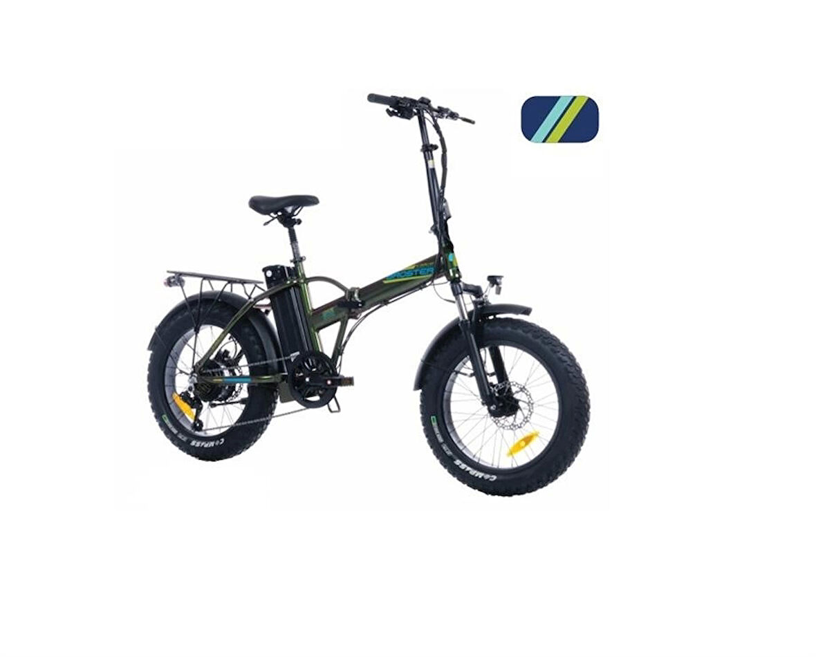 CORELLİ BROSTER VALCO FAT BIKE ELEKTRİKLİ KATLANIR BİSİKLET 42CM MD 20 JANT 7 VİTES METALİK MAVİ