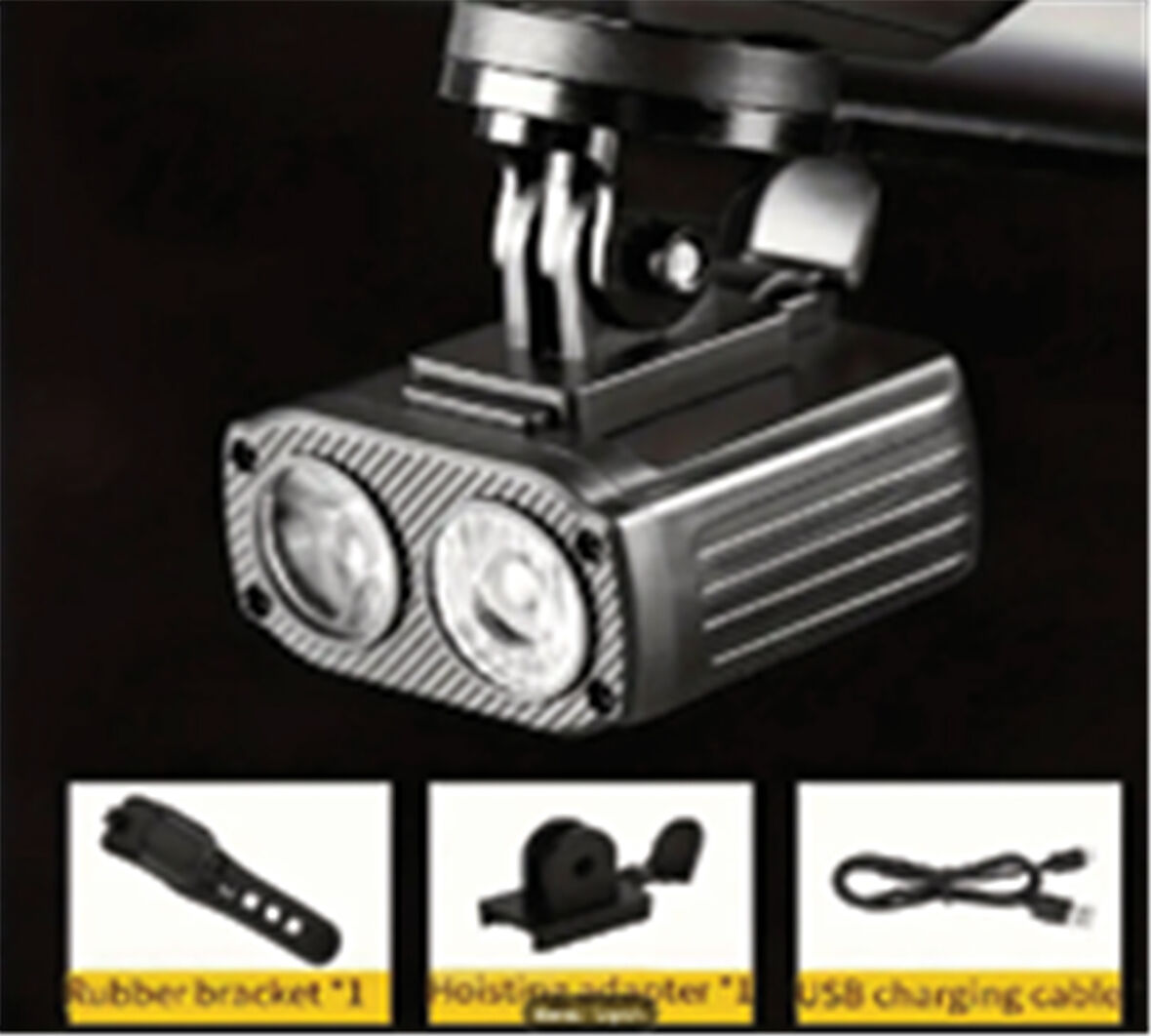 XBYC 6148 BİSİKLET ÖN LED IŞIK SİYAH