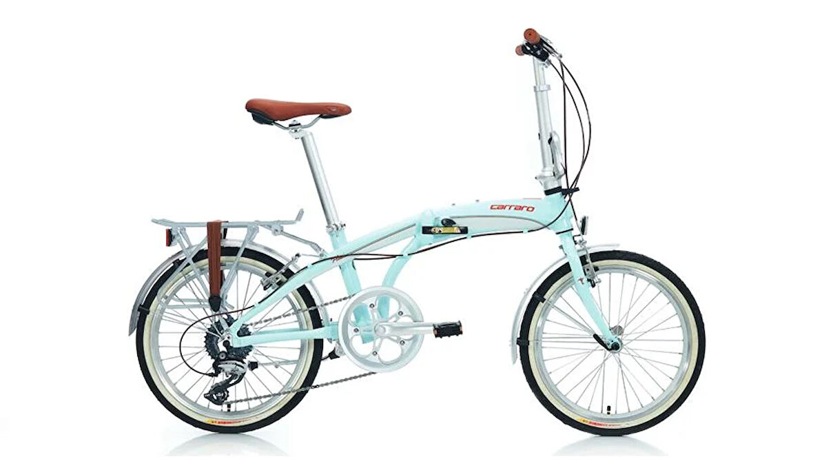CARRARO FLEXI CLASSICO KATLANIR BİSİKLET 320H V 20 JANT 8 VİTES  PASTEL YEŞİL BEYAZ KIRMIZI YEŞİL