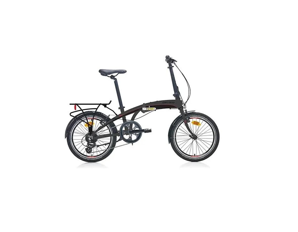 CARRARO FLEXI 108 V KATLANIR BİSİKLET 285H V 20 JANT 8 VİTES MAT ANTRASİT SİYAH KIRMIZI