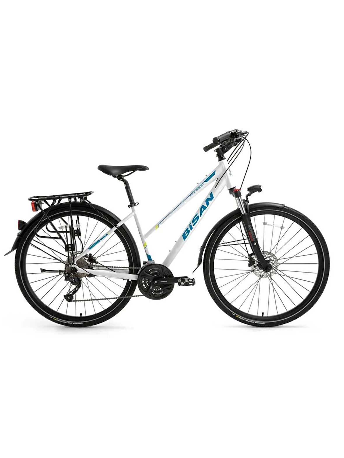 BİSAN TRX 8300 CITY KADIN ŞEHİR BİSİKLETİ 45CM HD 28 JANT 27 VİTES ALTUS METALİK GRİ TURUNCU