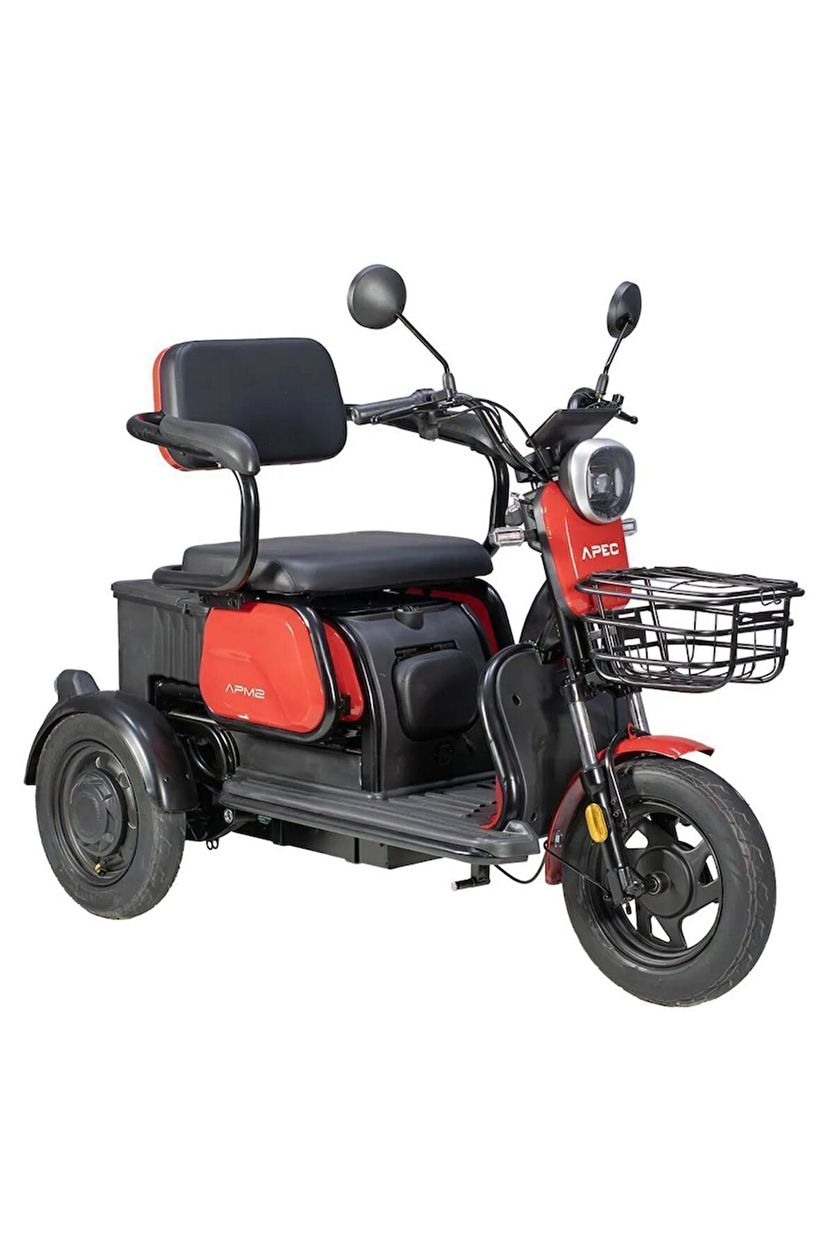 APEC Apm2 Elektrikli 3 Tekerlekli Motosiklet (KAYAN KOLTUK 2 KİŞİLİK)