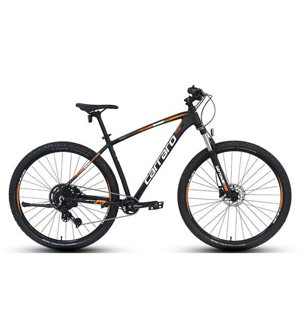 CARRARO DAYTONA 909 29 480H 9-V HD MAT SIYAH-BEYAZ-TURUNCU R2