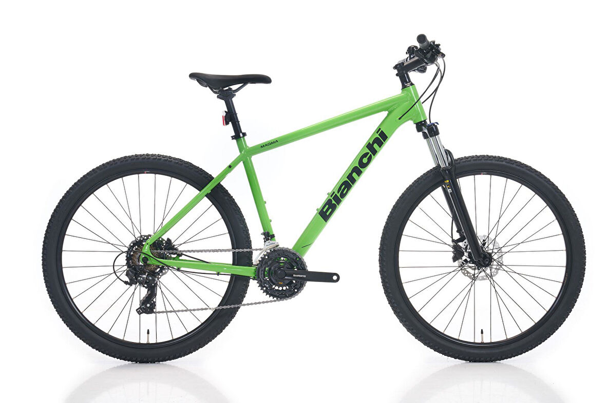 ALU MAGMA 430H 27.3 TOURNEY 3X7SP HD /4L YS7449 GREEN - YS728 BLACK GLOSSY