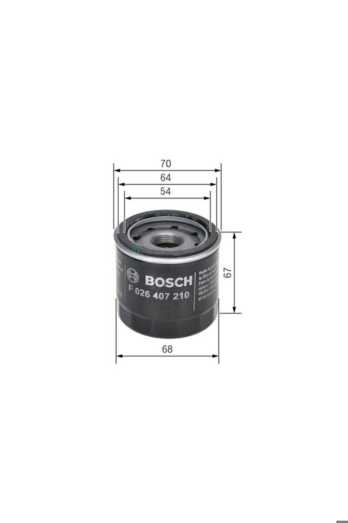Bos-f026407210 Yağ Filtresi Clıo Iıı 2005 - 2.0 16v Esp...