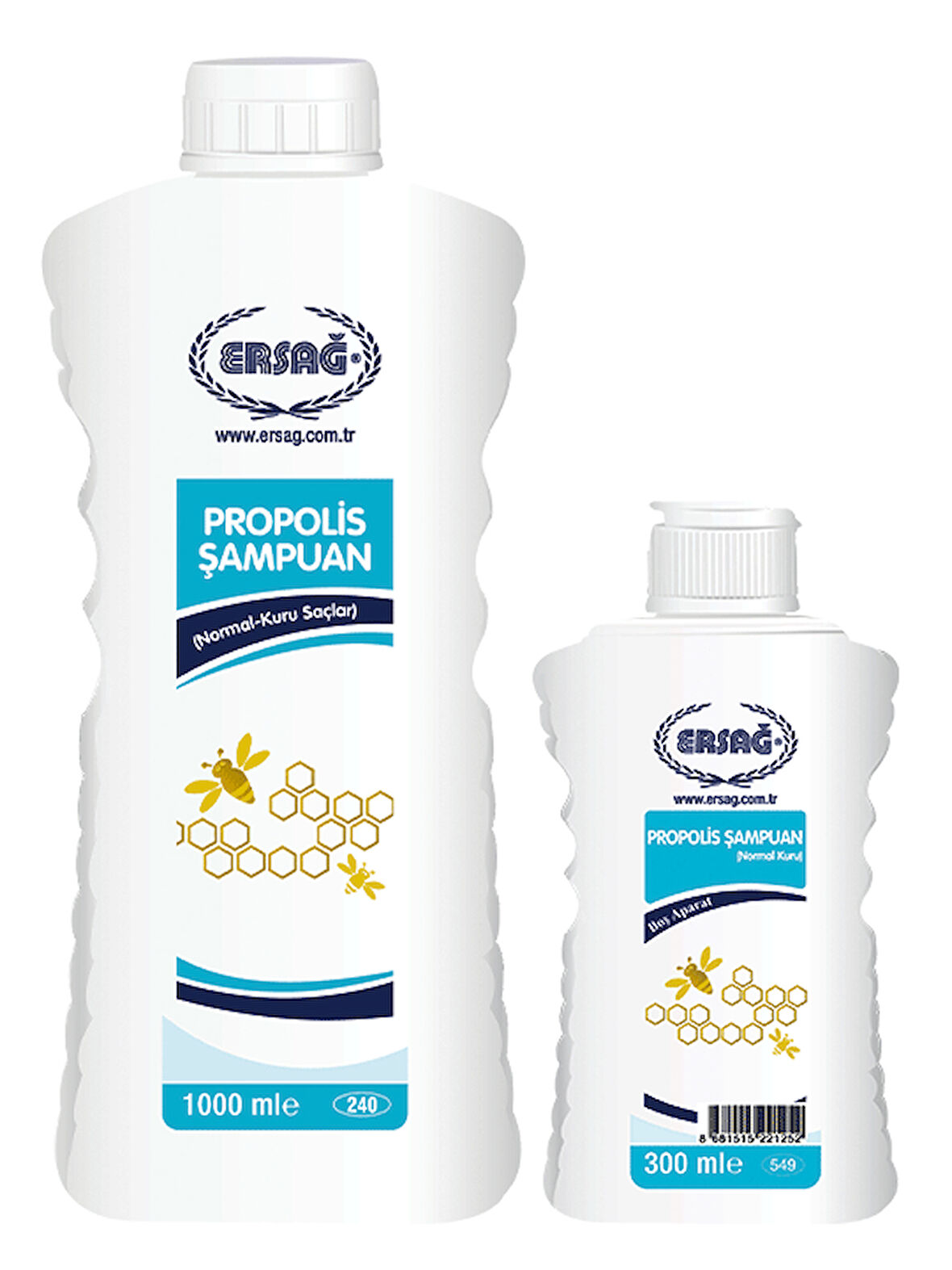 Ersağ Aparatlı Propolisli (Normal-Kuru) Şampuan 1000 ml