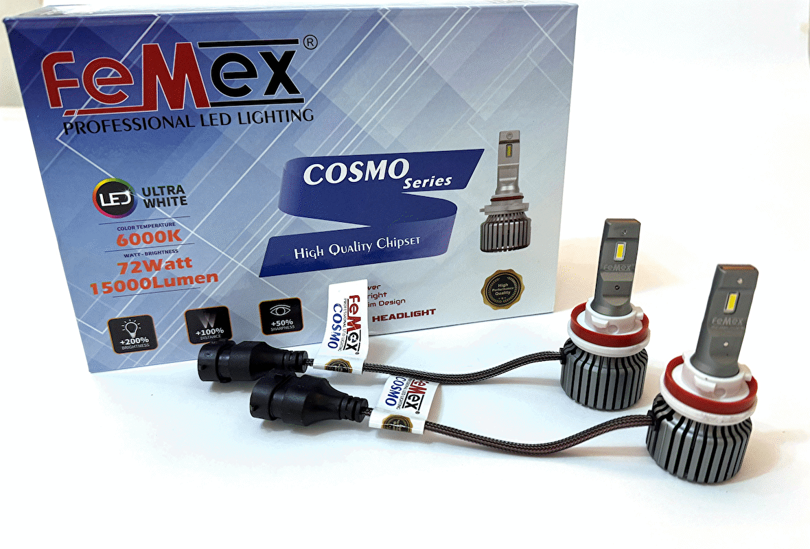 FEMEX RX COSMO CSP SEOL H8/11 LED FAR XENON LED HEADLİGHT