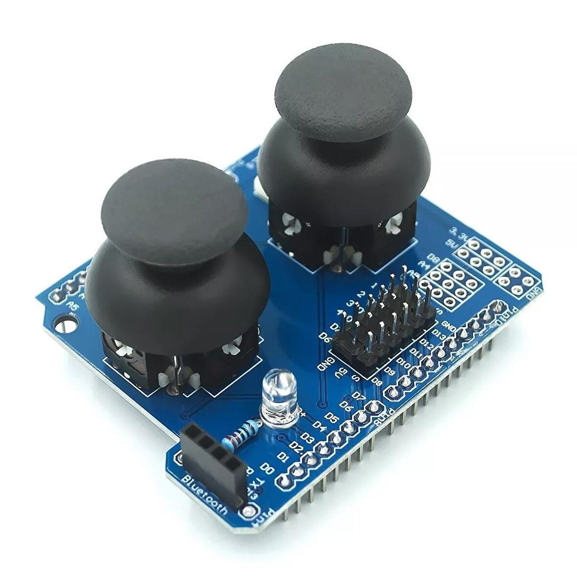 İkili PS2 Joystick Modülü (UNO R3 İle Uyumlu)