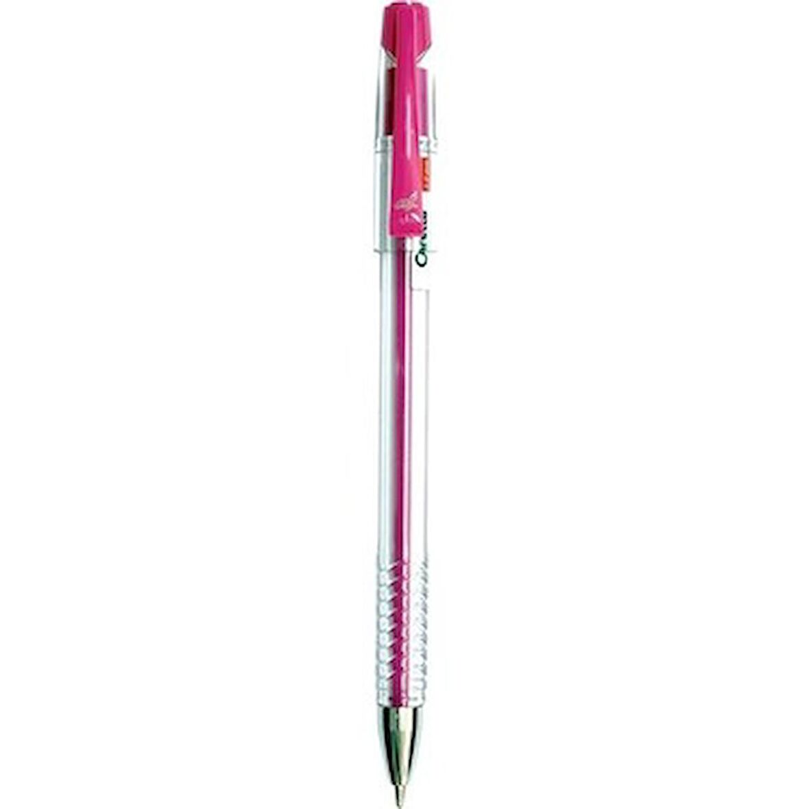 Caretta Tükenmez Kalem (12 adet) Colour Liner Jel 1.0 MM Pembe 95-01