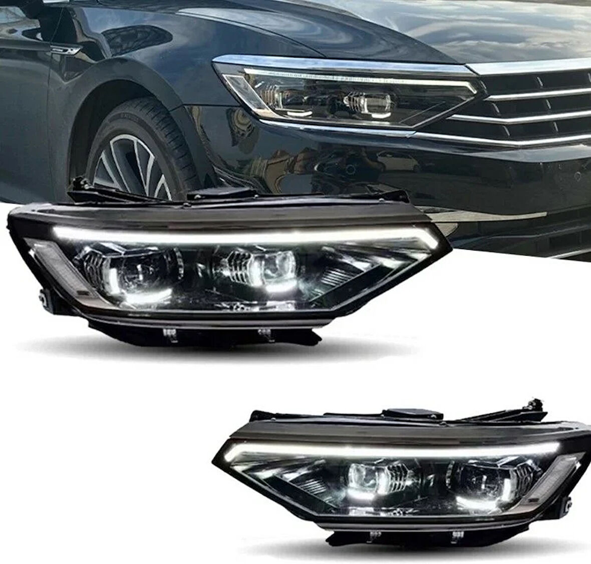 Volkswagen Passat B8.5 İçin Full Led Far (Business ve Inpression İçindir)