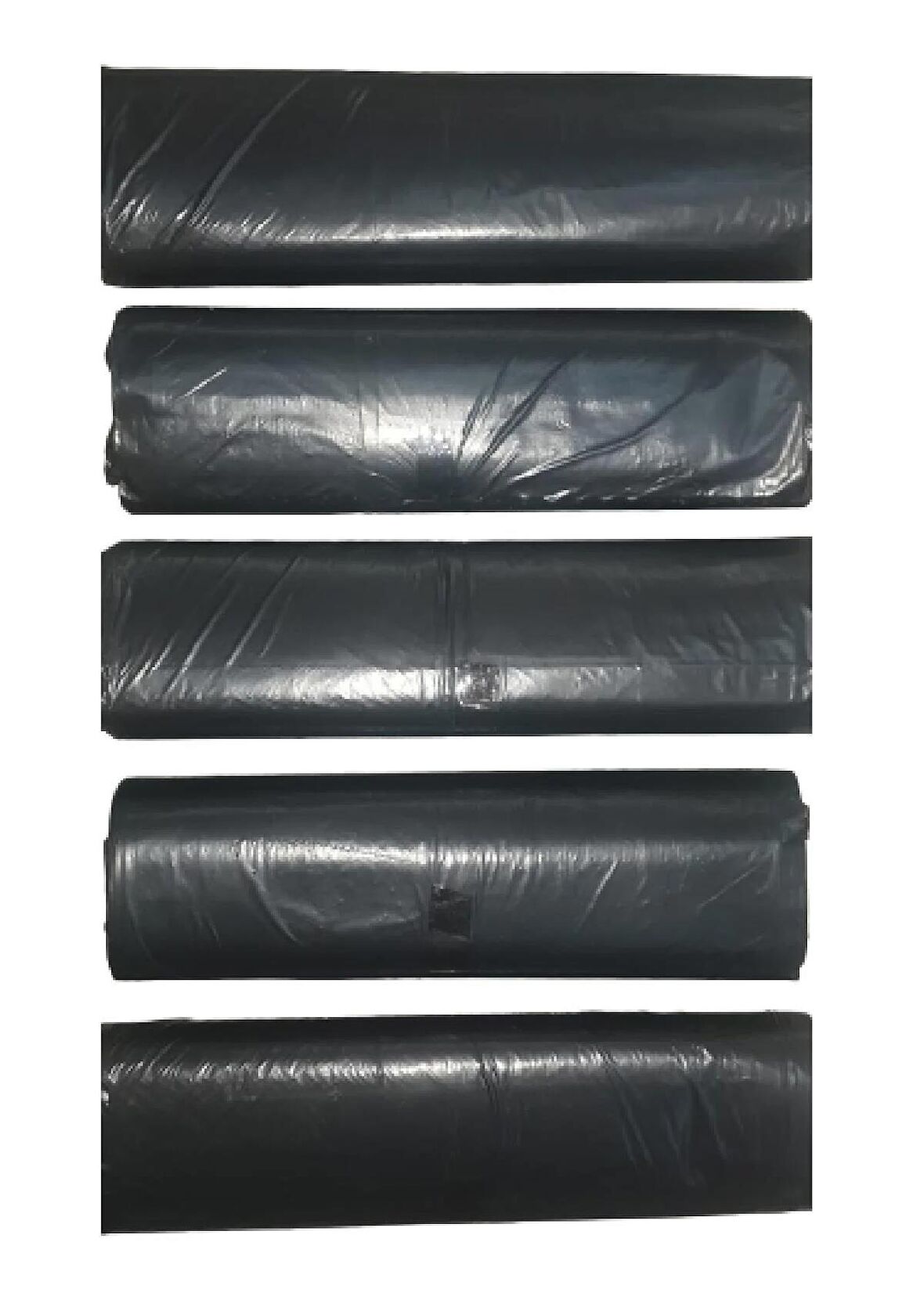 Almina J-250 Jumbo Boy Çöp Poşeti 80x110 Cm 10'lu Rulo 5 Paket Siyah