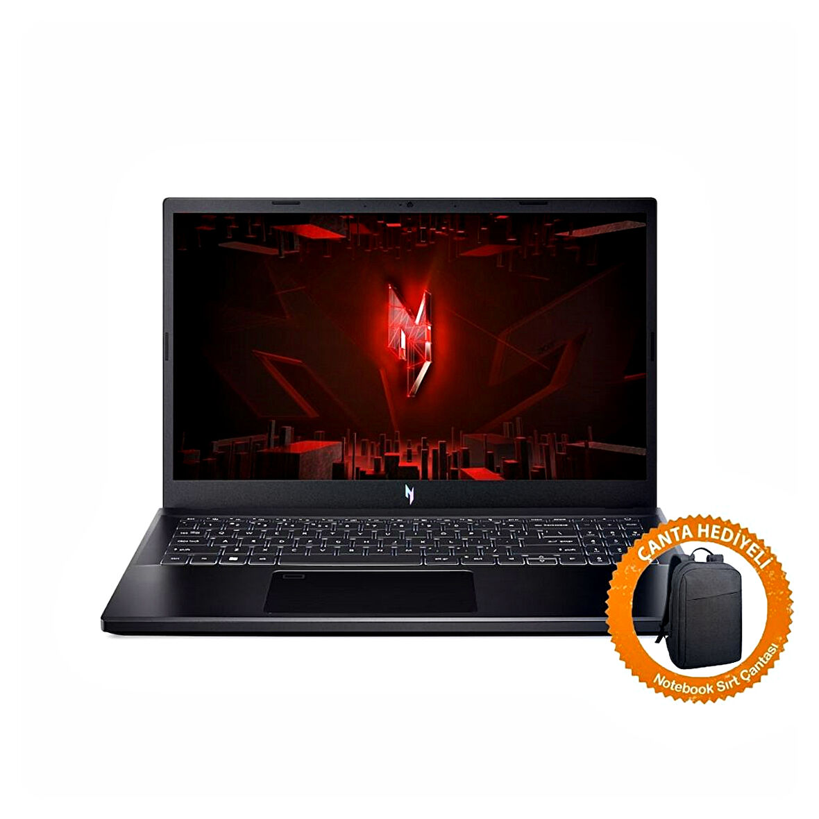 Acer Nitro V15 ANV15-51C38 İntel Core İ5 13420H 16GB 2TB SSD RTX3050 Freedos 15.6" FHD 144Hz IPS Taşınabilir Bilgisayar +Çantalı NH.QNCEY.001C38