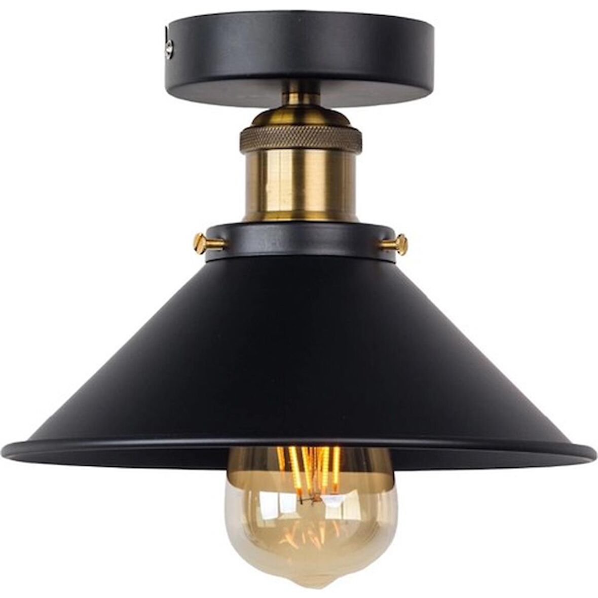 Mylight Retro Plofonyer Tavan Avize Armatür 23 cm