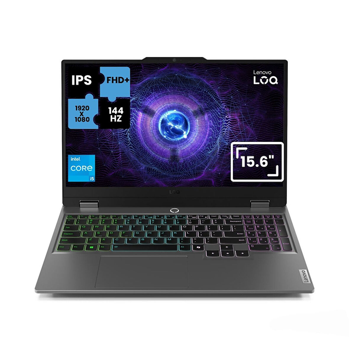 Lenovo LOQ 15IAX9IA46 İntel Core İ5 12450HX 16GB 512GB SSD Arc A530M Windows 10 Home 15.6" FHD 144Hz IPS Taşınabilir Bilgisayar 83FQ000UTRA46