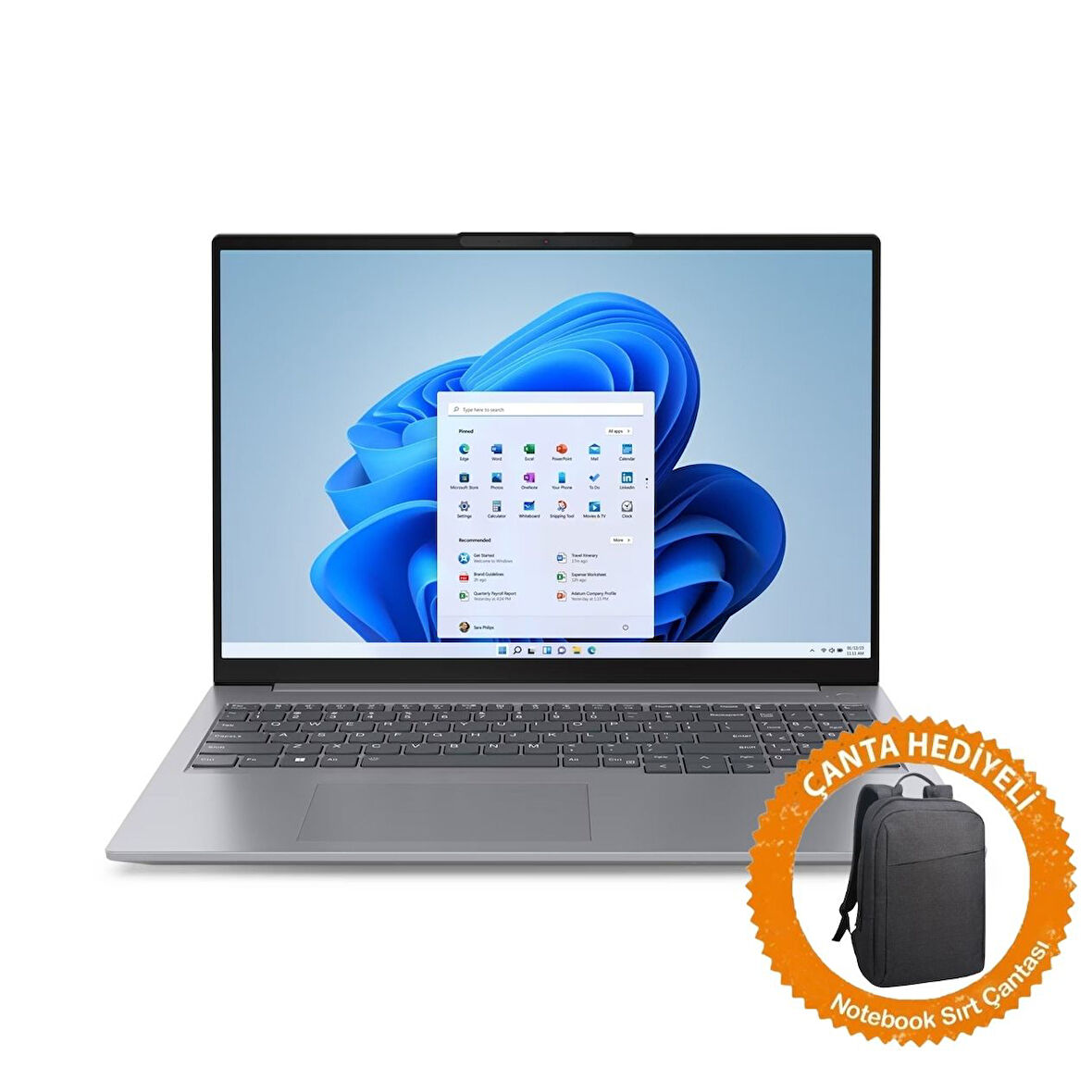 Lenovo ThinkBook 16 G6 IRL İntel Core İ7 13700H 16GB 2TB SSD Windows 10 Pro 16" WUXGA IPS Taşınabilir Bilgisayar+Çanta 21KH00V1TRC19