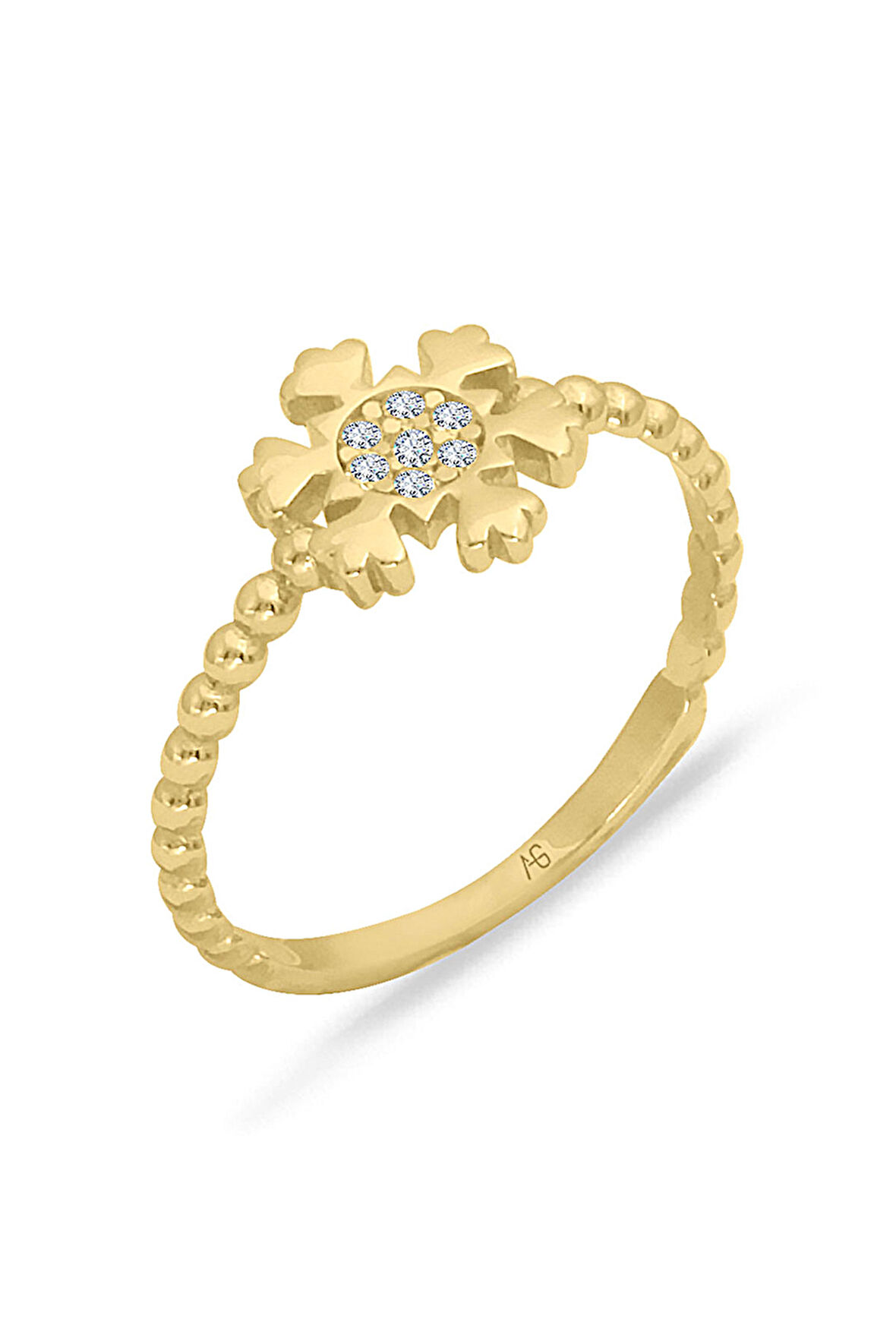 Altın Minimal Kartanesi Yüzük