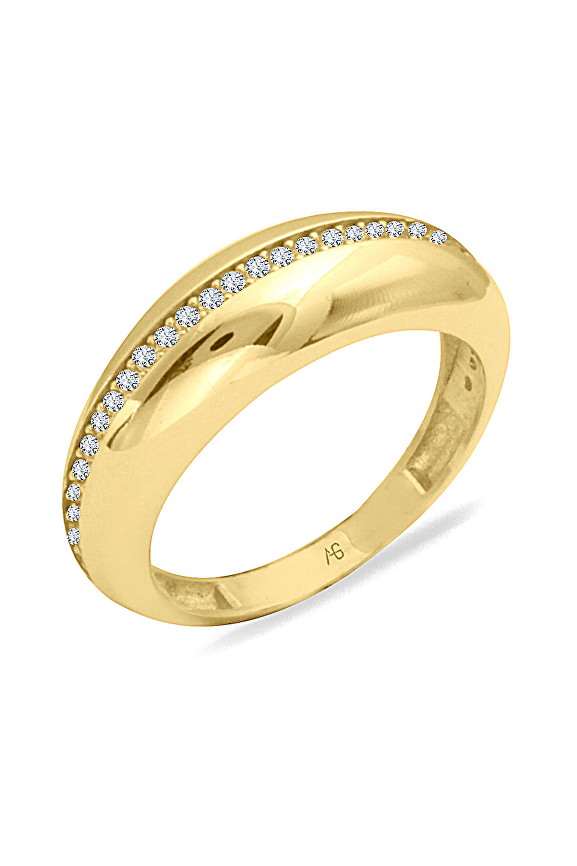 Altın Bombeli Yüzük