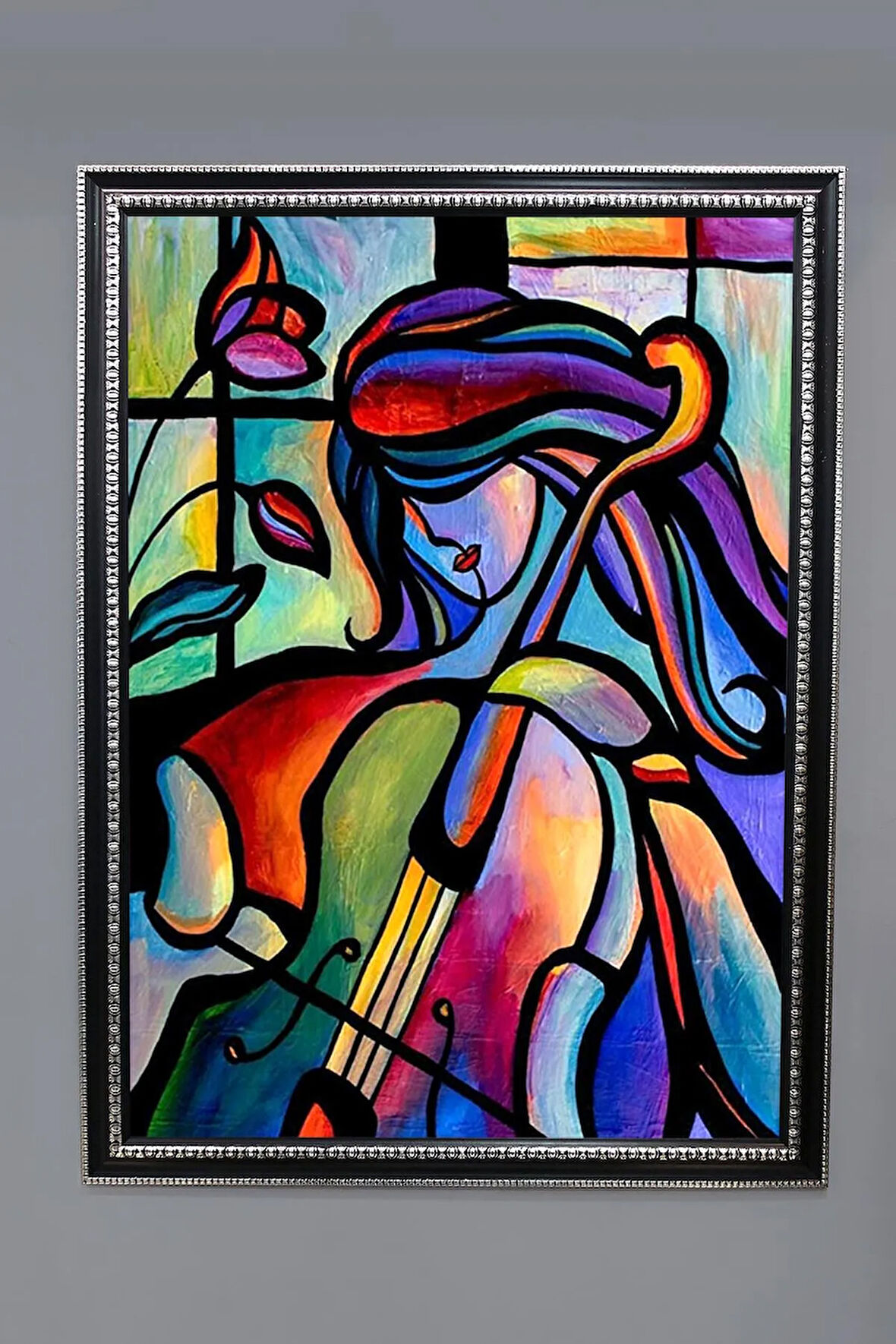 Dekoratif Modern Sanatsal Soyut Desenli Tablo 50x70 CM