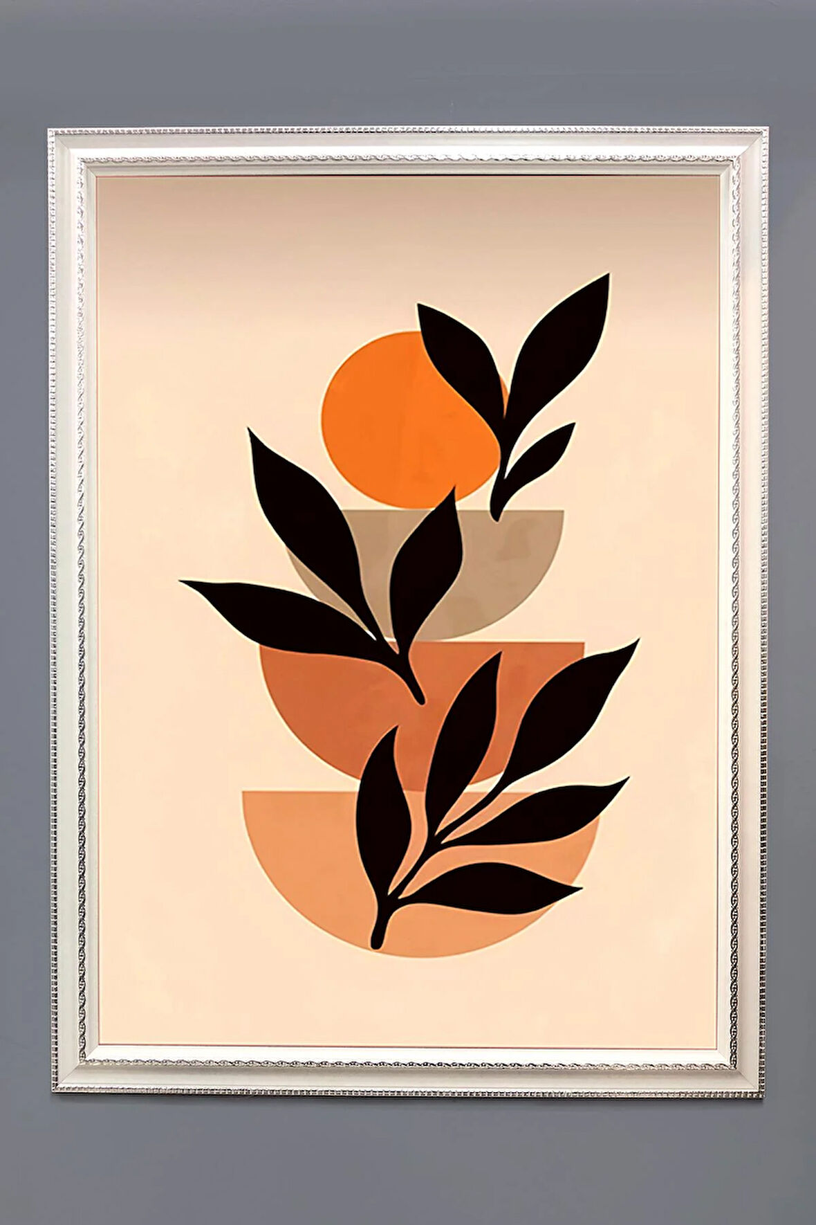 Bohem Desenli Çerçeveli Duvar Tablosu 50x70cm BOHEM08