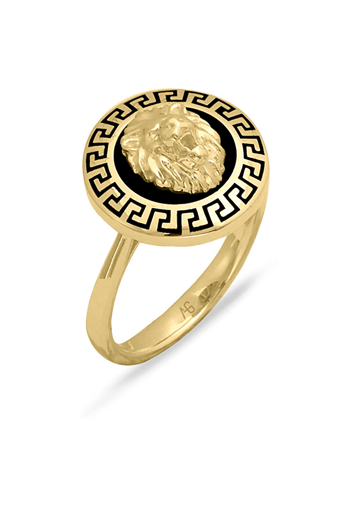Altın Sade Aslan Yüzük