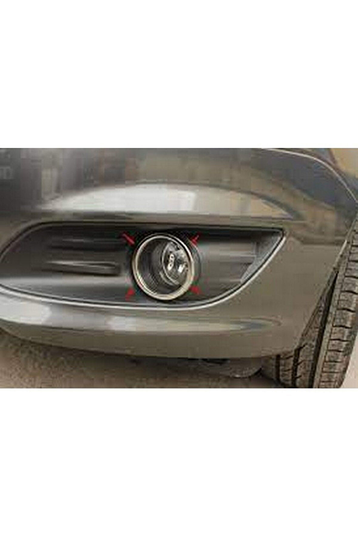 FORD COURİER 2014-2017 MODEL ARASI KROM SİS ÇERÇEVESİ 2 PARÇA PASLANMAZ ÇELİK