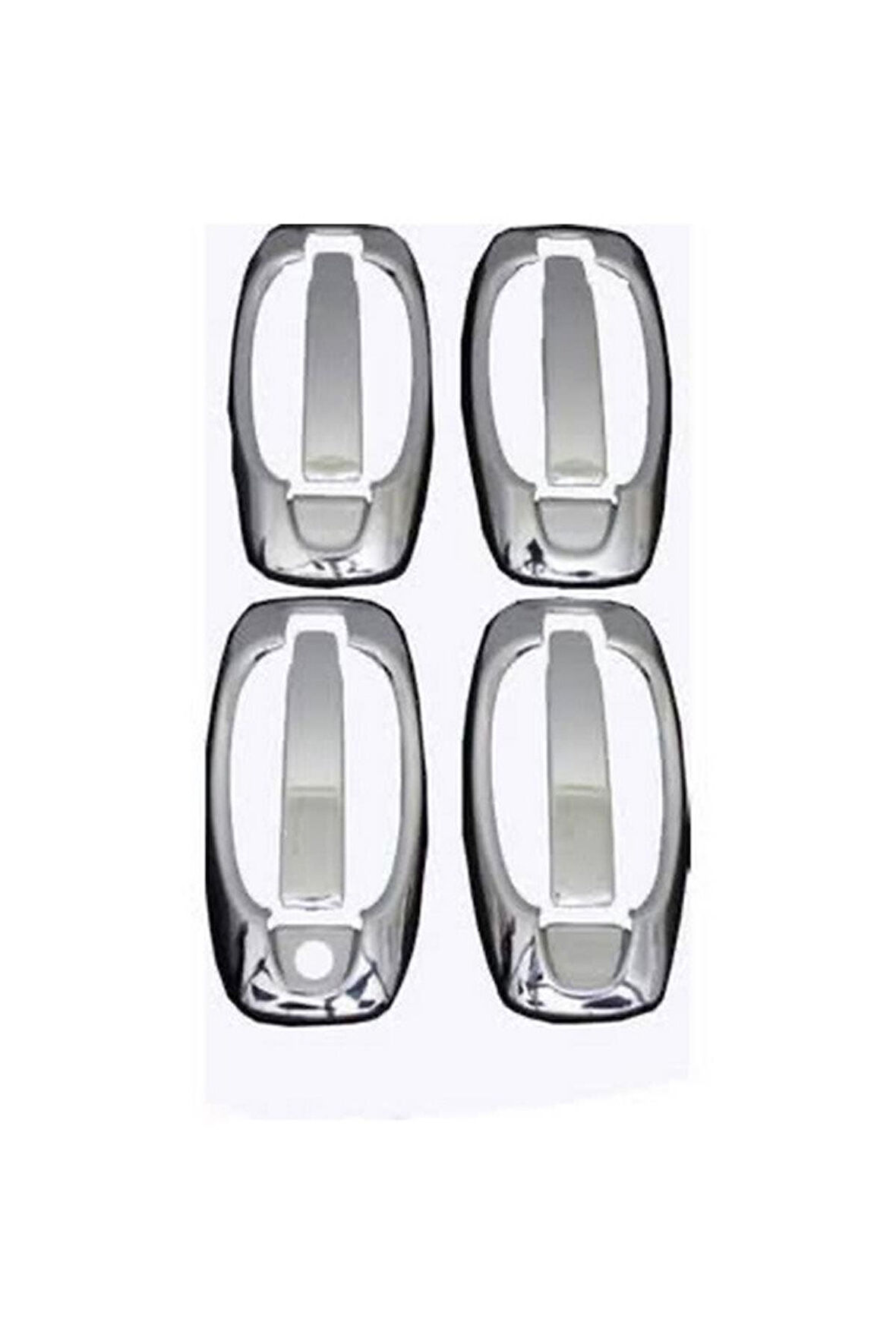 Fiat Doblo 2010-2021 Krom Kapı Kolu 4 Kapı Paslanmaz Çelik