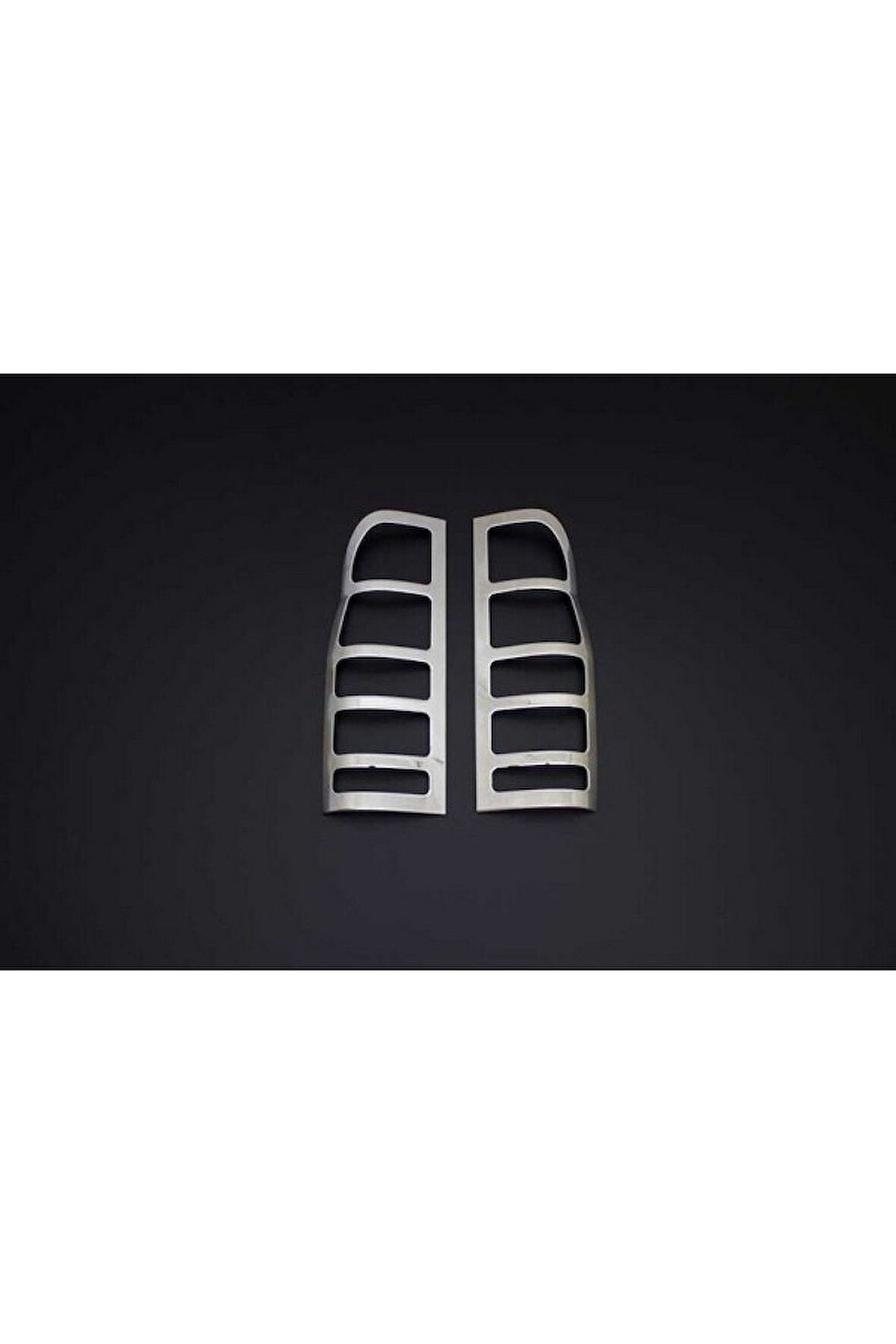 Ford Transit 2007-2013 Arası Krom Stop Çerçevesi 2 Parça Paslanmaz Çelik