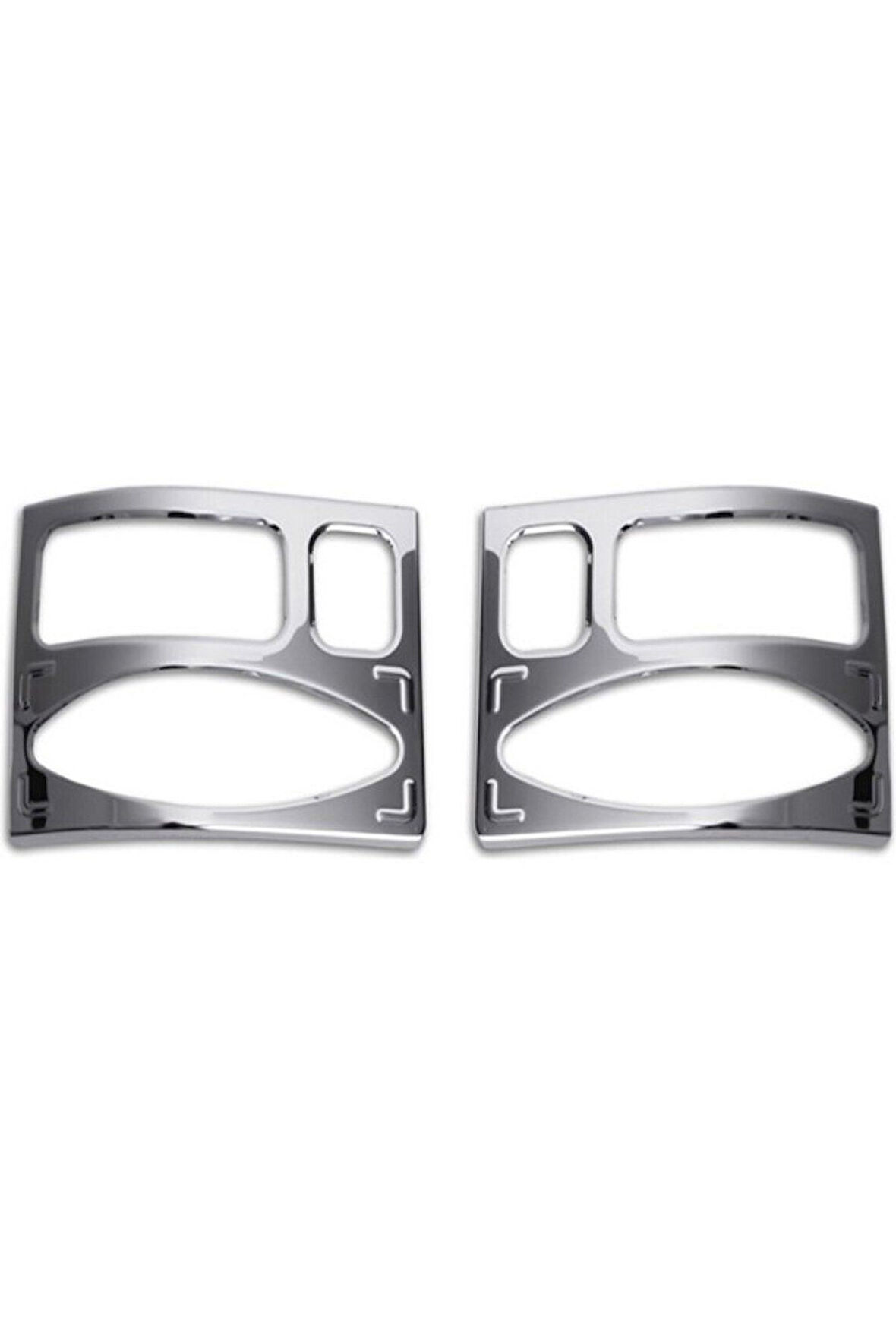 Vw Transporter T4 1996-2002 Arası Krom Stop Çerçevesi 2 Parça Paslanmaz Çelik