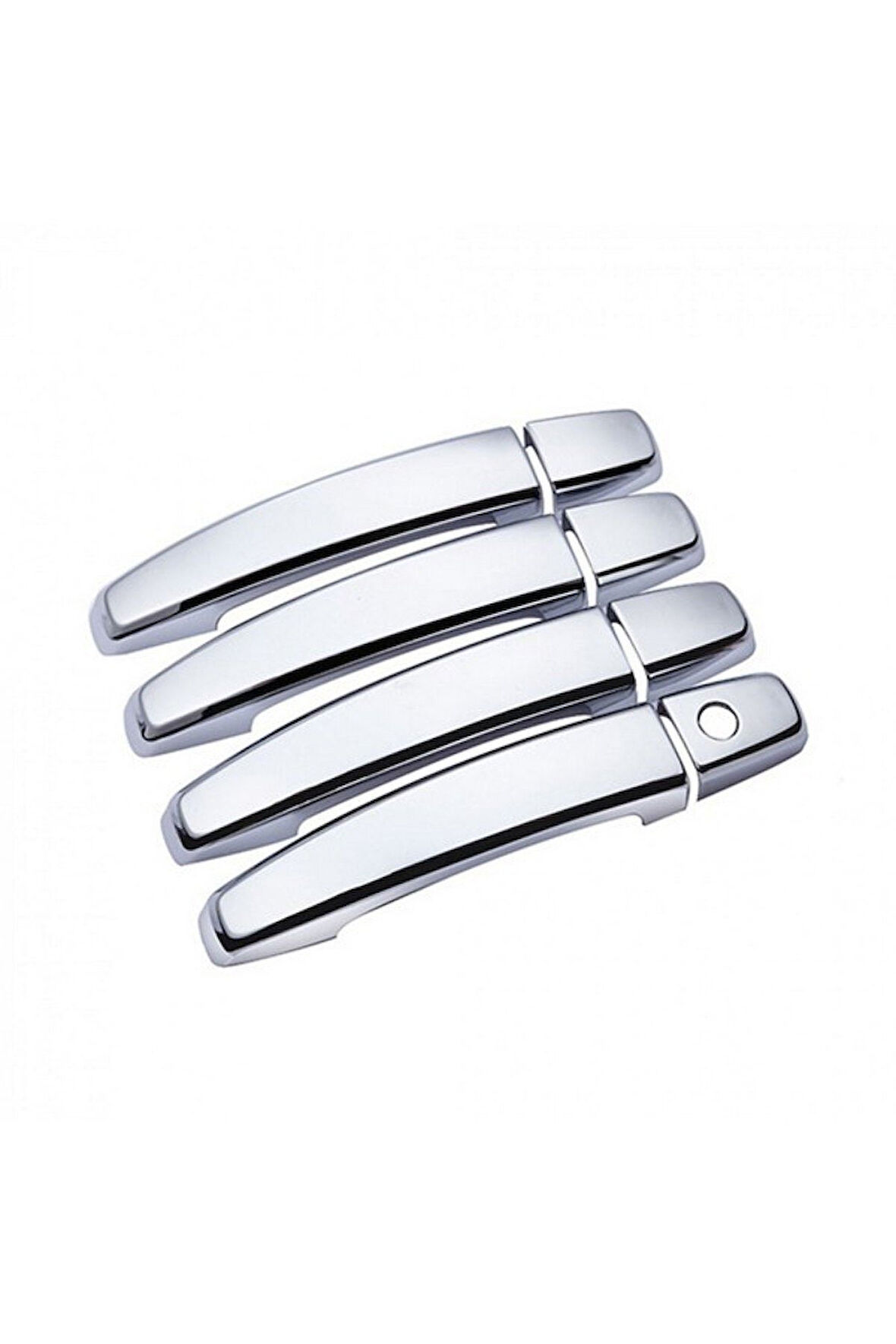 Nissan Qashqai 2007-2013 Arası Krom Kapı Kolu 4 Parça Paslanmaz Çelik