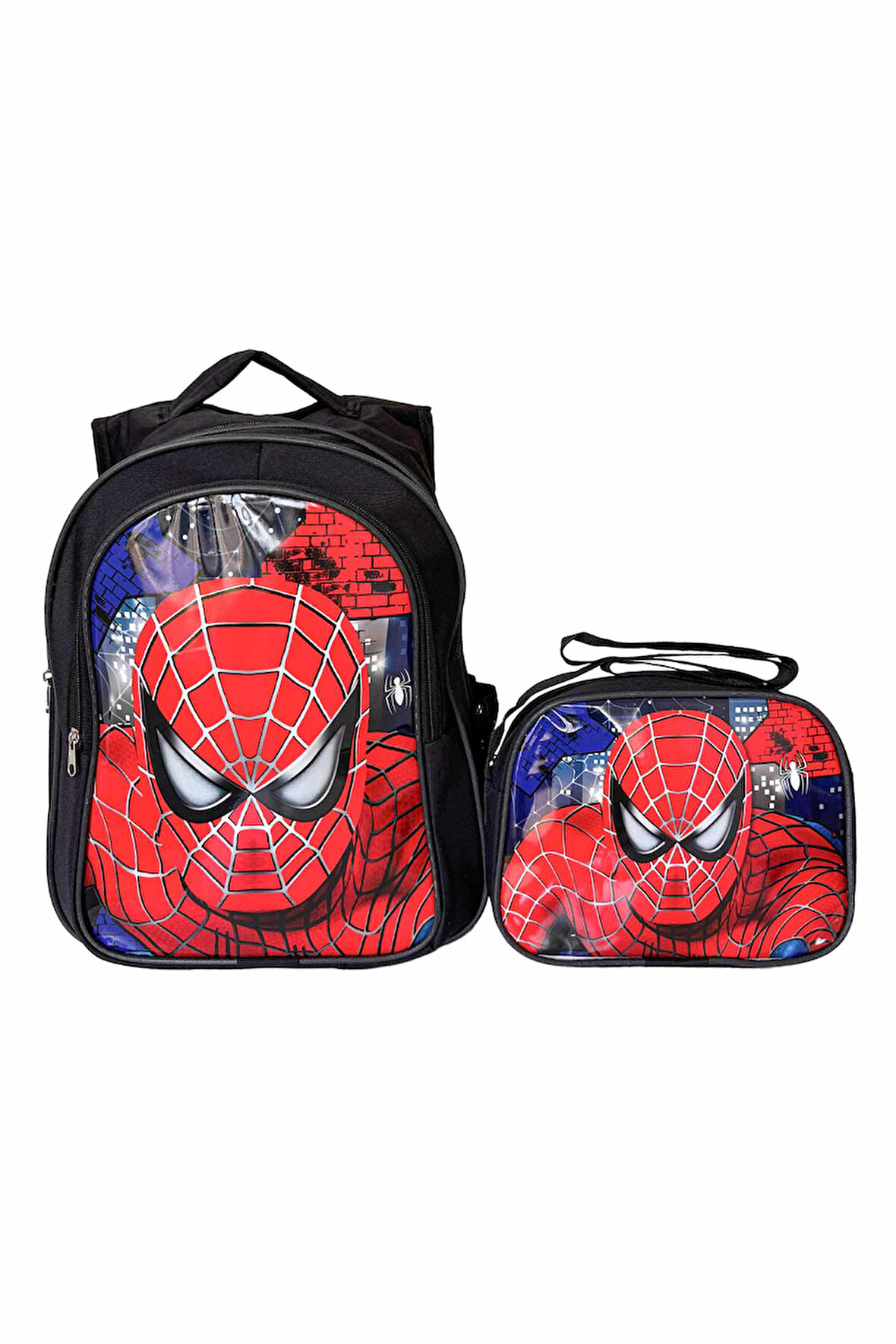 Spiderman Ilkokul Çantası, Erkek Çocuk Okul Sırt Çantası Siyah