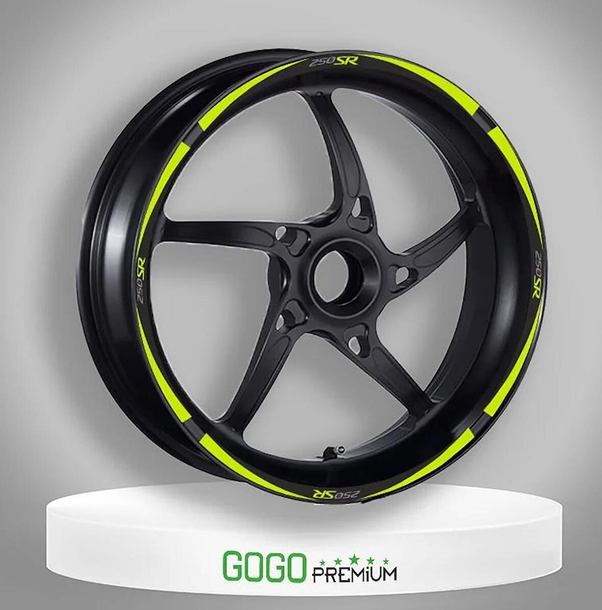 CF Moto 250 SR Jant Şeridi Neon Sarı