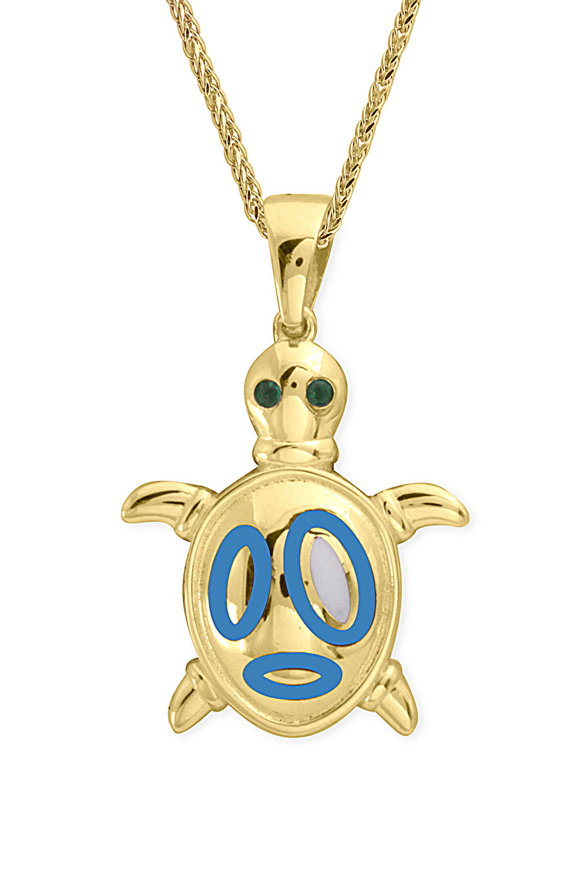 Altın Kaplumbağa Kolye