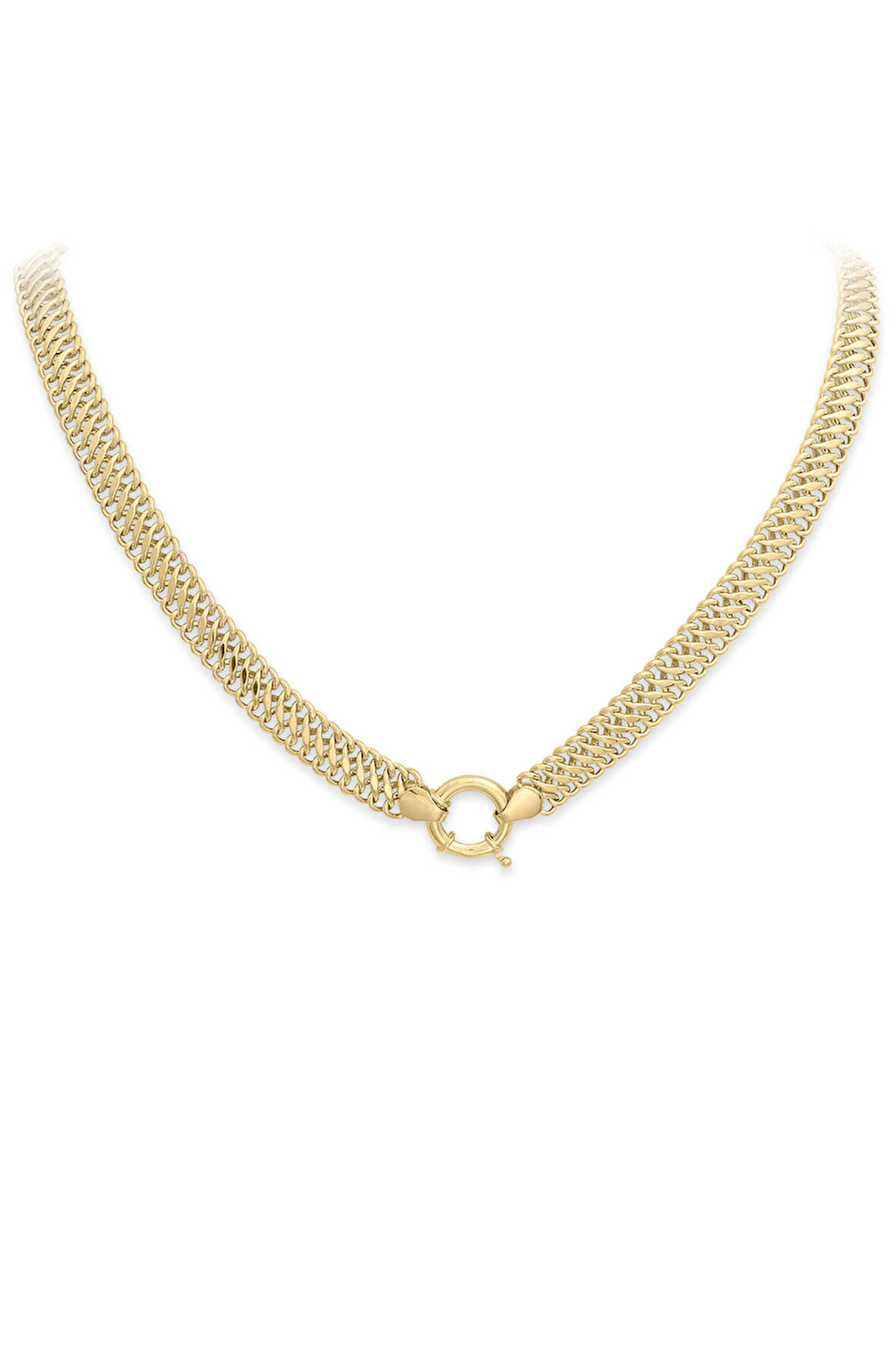 45 Cm Sarı Altın Viyana Altın Zincir Kolye