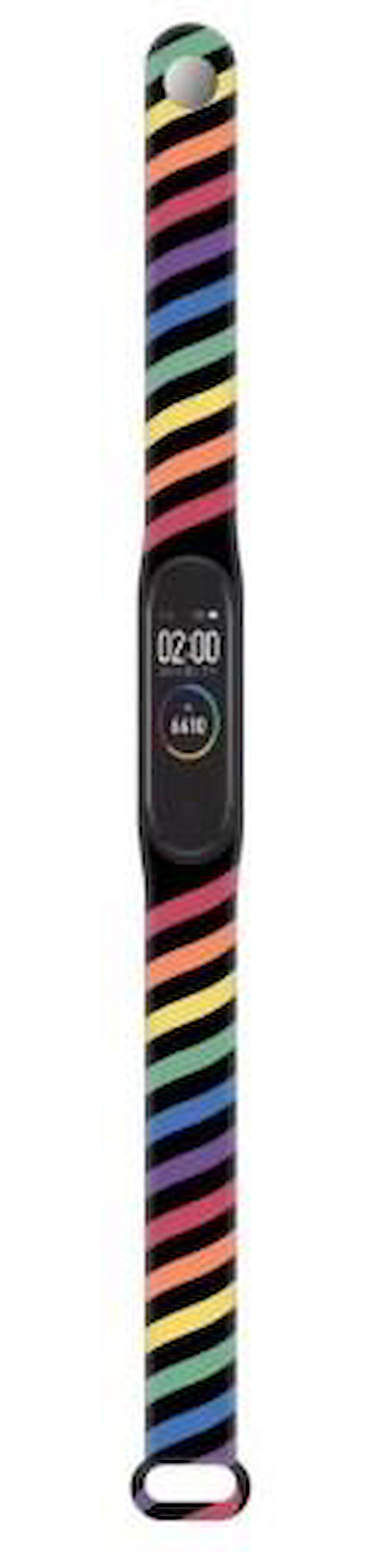 Xiaomi Mi Band 4 Mi Band 3 Uyumlu Renkli Silikon Kordon