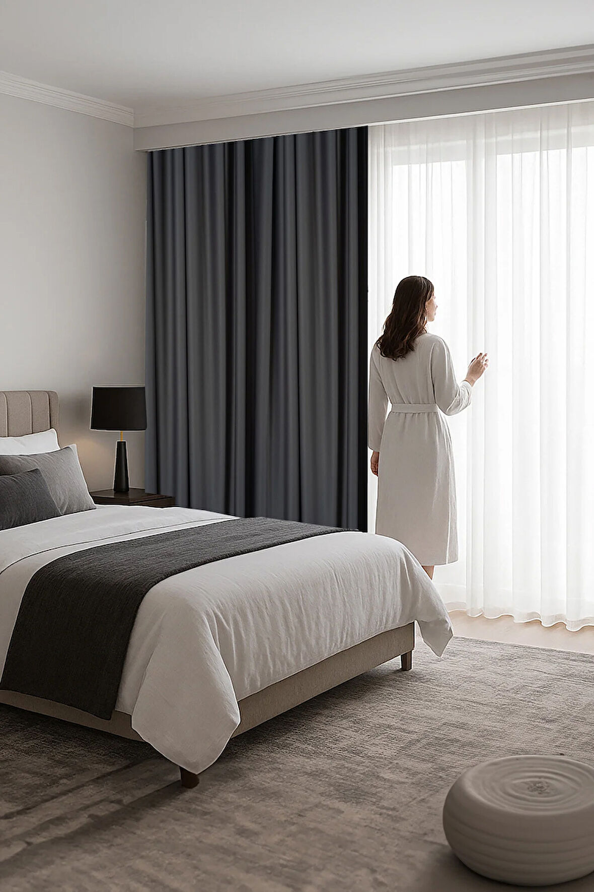 Blackout Işık Geçirmez Karartma Kalın Fon Perde Salon Yatak Odası Çocuk Odası