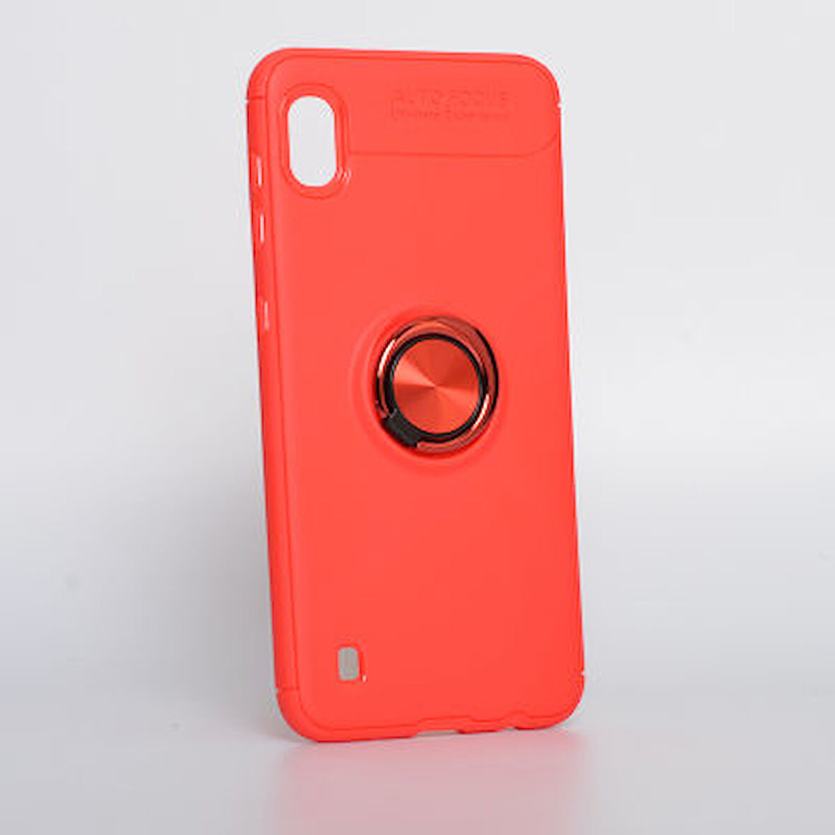 Samsung Galaxy A10 Kılıf Yüzüklü Şık Premium Silikon Kapak RCV/Ravel