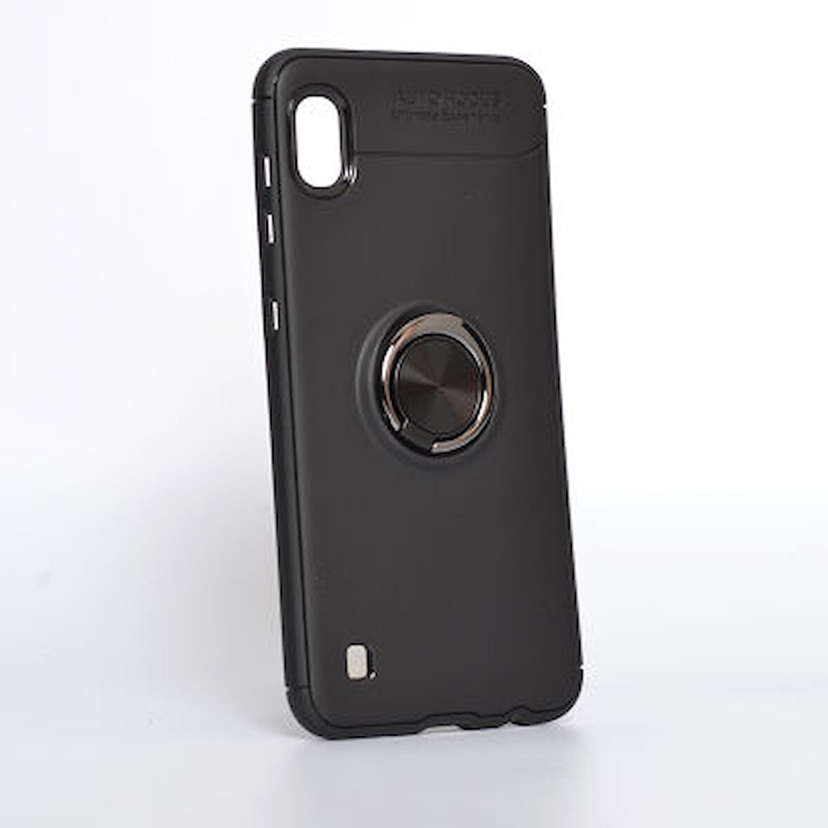 Samsung Galaxy A10 Kılıf Yüzüklü Şık Premium Silikon Kapak RCV/Ravel