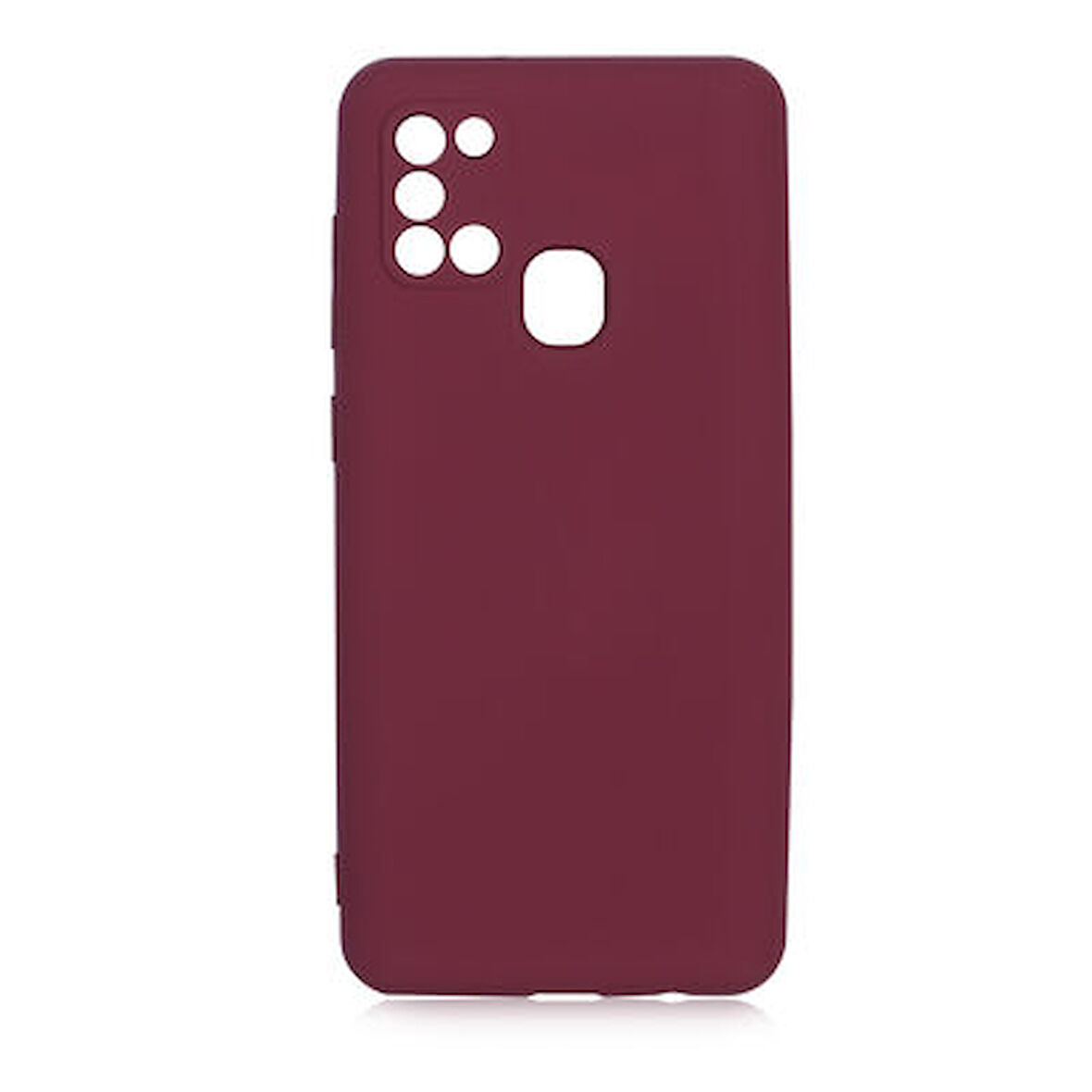 Samsung Galaxy A21S Lansman Kılıf İçi Dolgulu Esnek Soft Yapılı Premium Silikon Kapak RCV/Mara