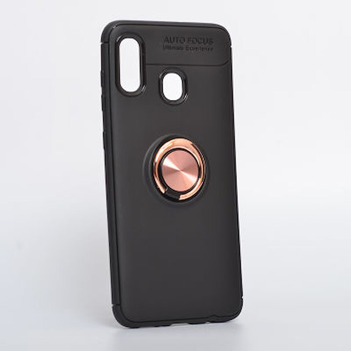 Samsung Galaxy A30 Kılıf Yüzüklü Şık Premium Silikon Kapak RCV/Ravel