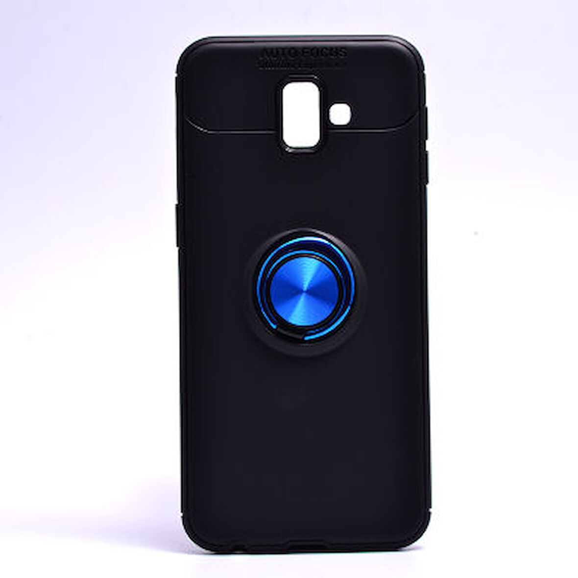 Samsung Galaxy J6 Plus Kılıf Yüzüklü Şık Premium Silikon Kapak RCV/Ravel