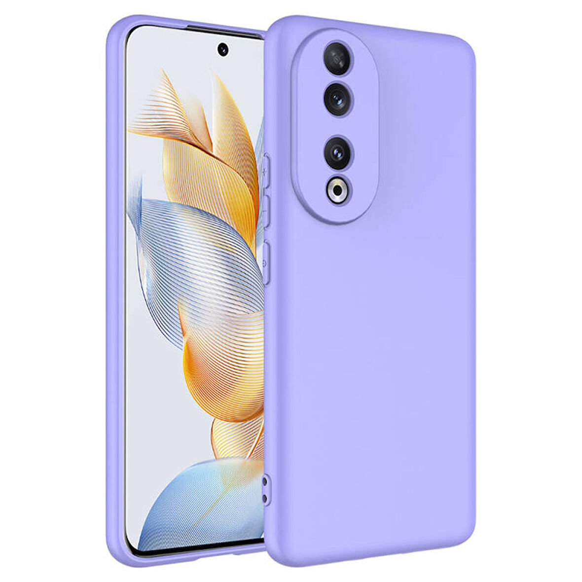 Honor 90 Lansman Kılıf İçi Dolgulu Esnek Soft Yapılı Premium Silikon Kapak RCV/Mara