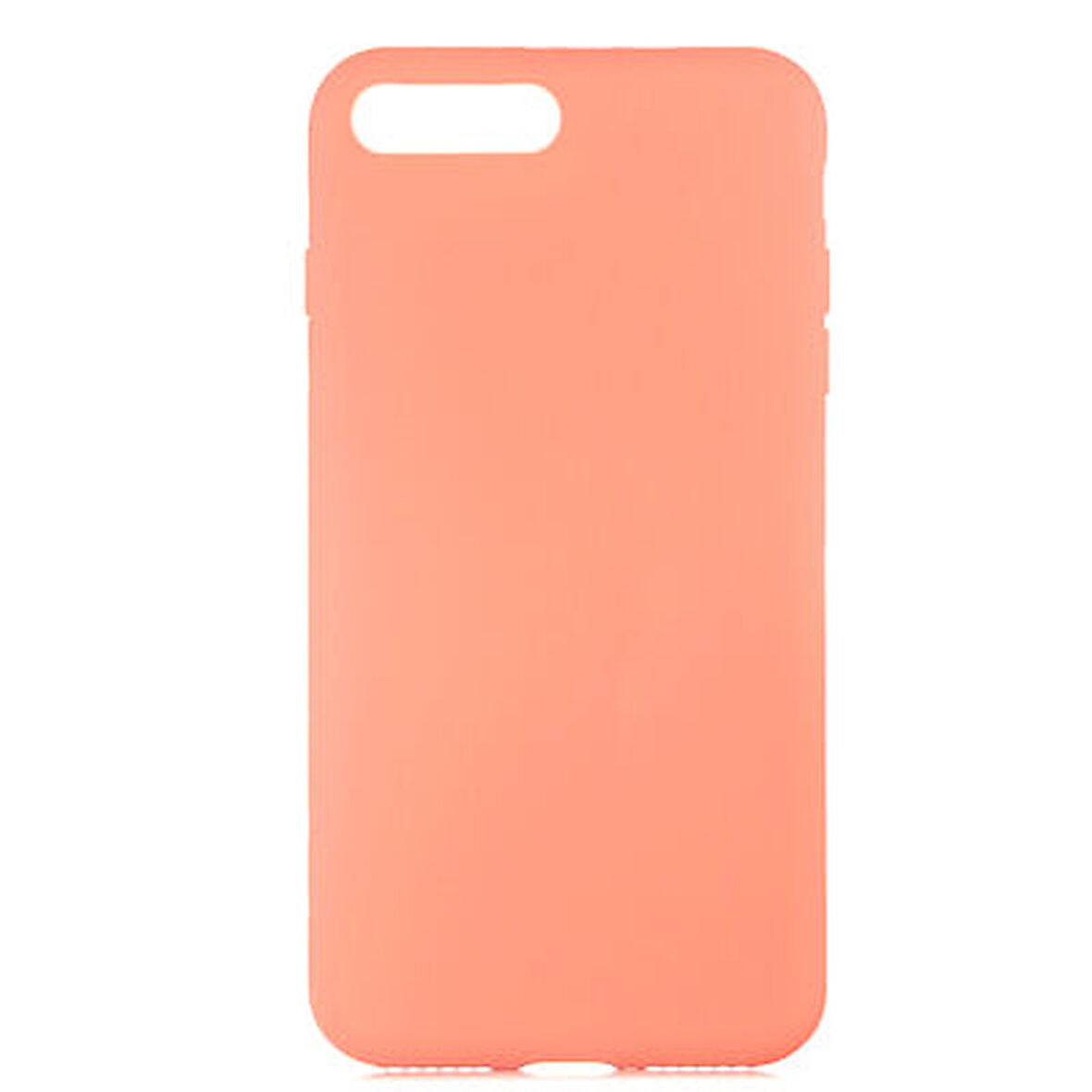 iPhone 8 Plus Lansman Kılıf İçi Dolgulu Esnek Soft Yapılı Premium Silikon Kapak RCV/Mara