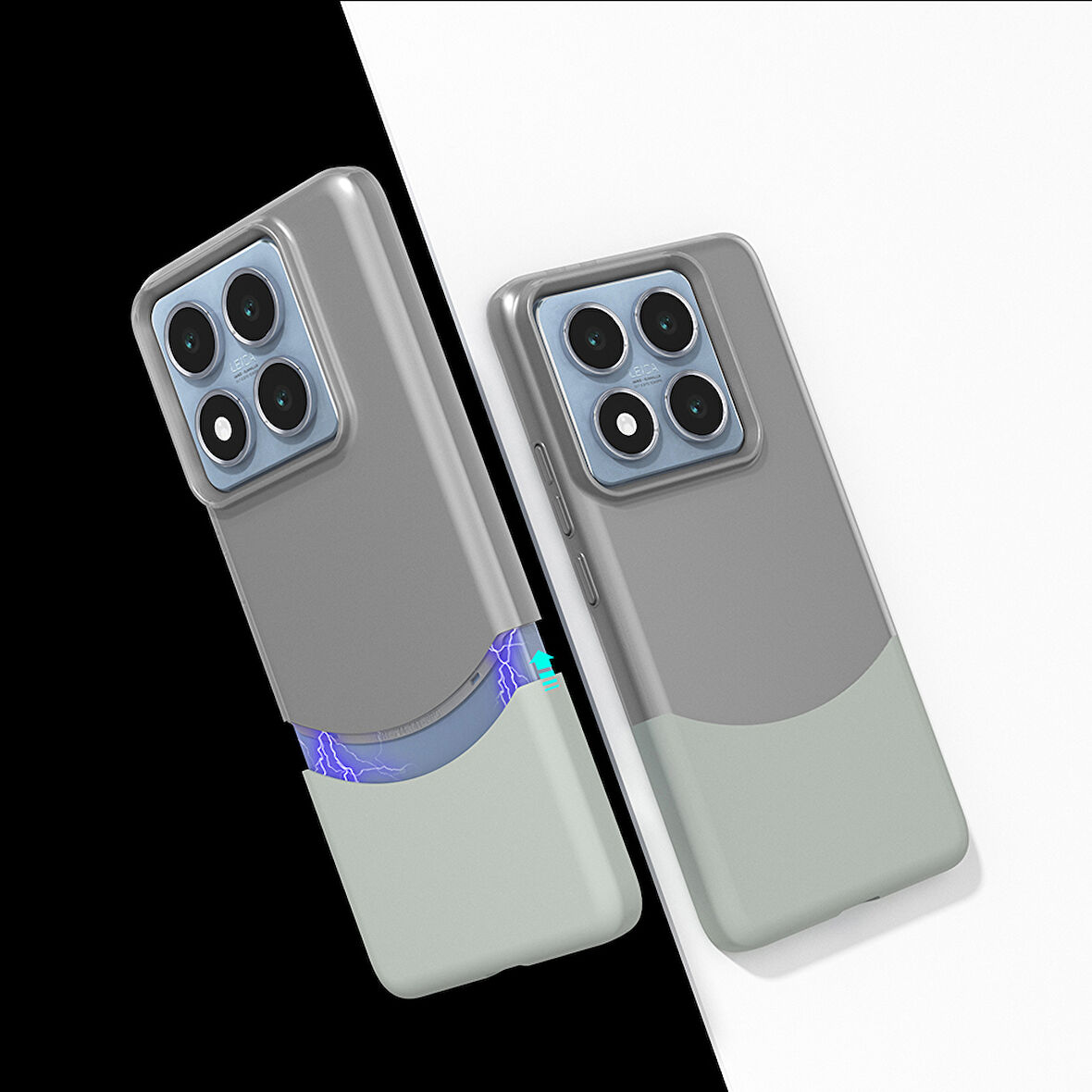 Xiaomi Mi 14T Kılıf Çift Parçalı Ultra İnce Sert Kapak RCV/Duble