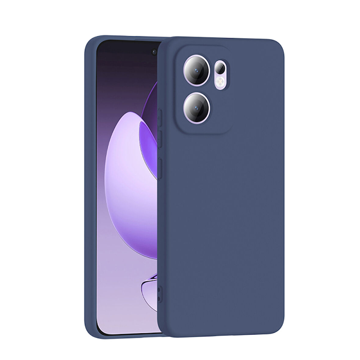 Oppo Reno 13F 5G  Lansman Kılıf İçi Dolgulu Esnek Soft Yapılı Premium Silikon Kapak RCV/Mara