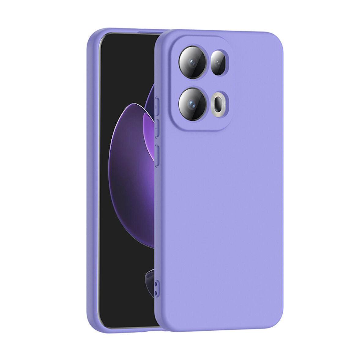 Oppo Reno 13 Pro  Lansman Kılıf İçi Dolgulu Esnek Soft Yapılı Premium Silikon Kapak RCV/Mara
