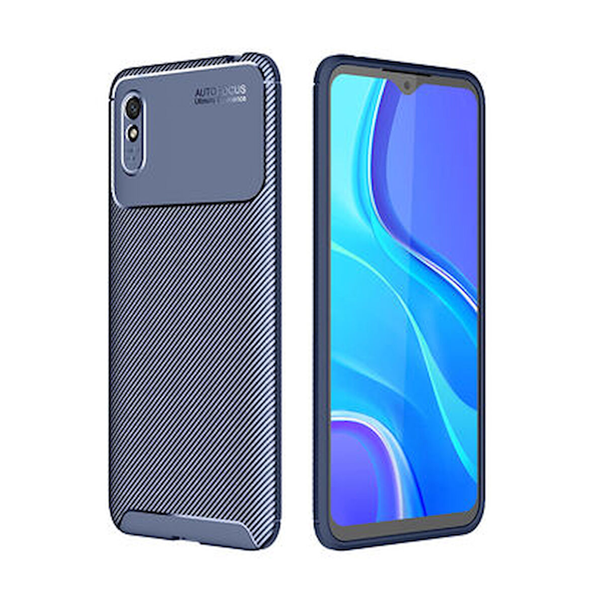 Redmi 9A Kılıf El İzi Yapmayan Yüksek Kaliteli Silikondan Üretilmiş Premium Kapak RCV/Negro