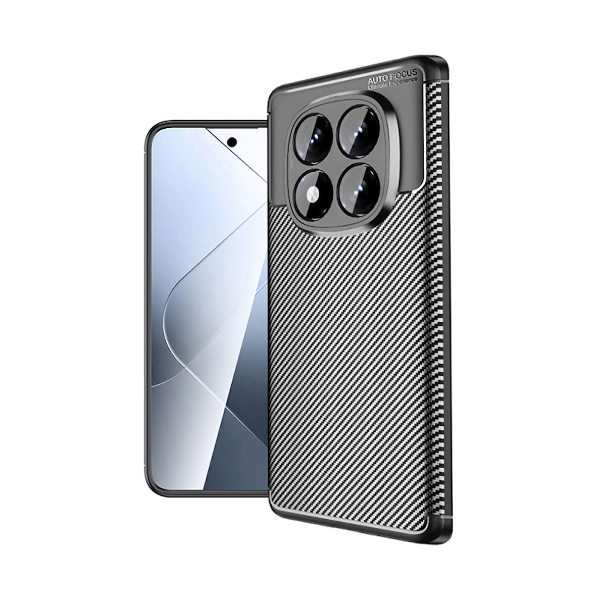 Redmi Note 14 Pro 4G Kılıf El İzi Yapmayan Yüksek Kaliteli Silikondan Üretilmiş Premium Kapak RCV/Negro