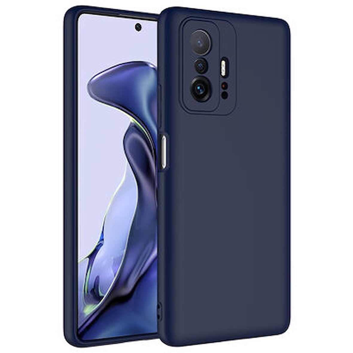 Xiaomi Mi 11T 5G Lansman Kılıf İçi Dolgulu Esnek Soft Yapılı Premium Silikon Kapak RCV/Mara