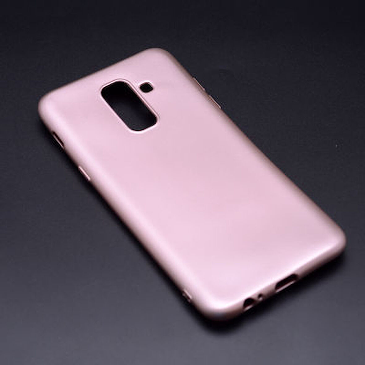 Samsung Galaxy A6 2018 İle Uyumlu Kılıf Esnek Leger Silikon Kapak