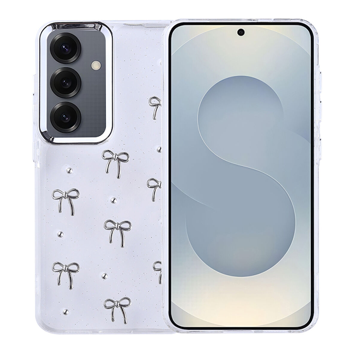 Samsung Galaxy S25 Uyumlu Şık Mini Figürlü Ucay Premium Sert Silikon Kapak